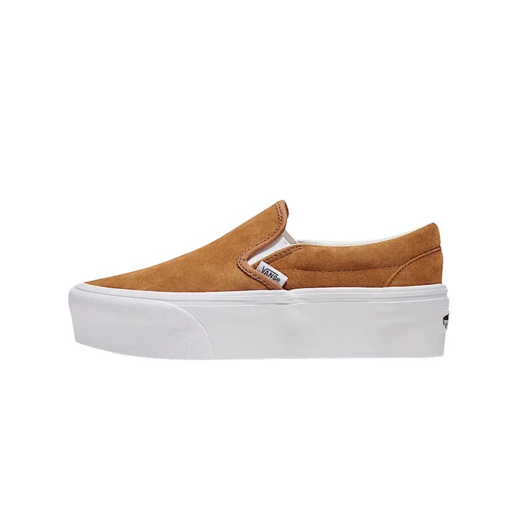 Vans Classic Slip-On Platform Shoe Chipmunk Brown