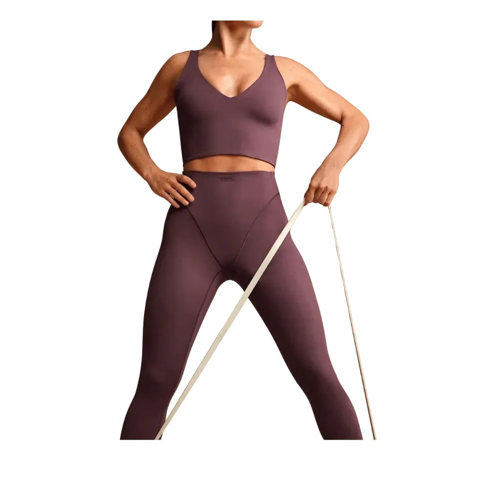Nike X Skims Matte Women's High-Waisted V-Line 26" Leggings CURRANT