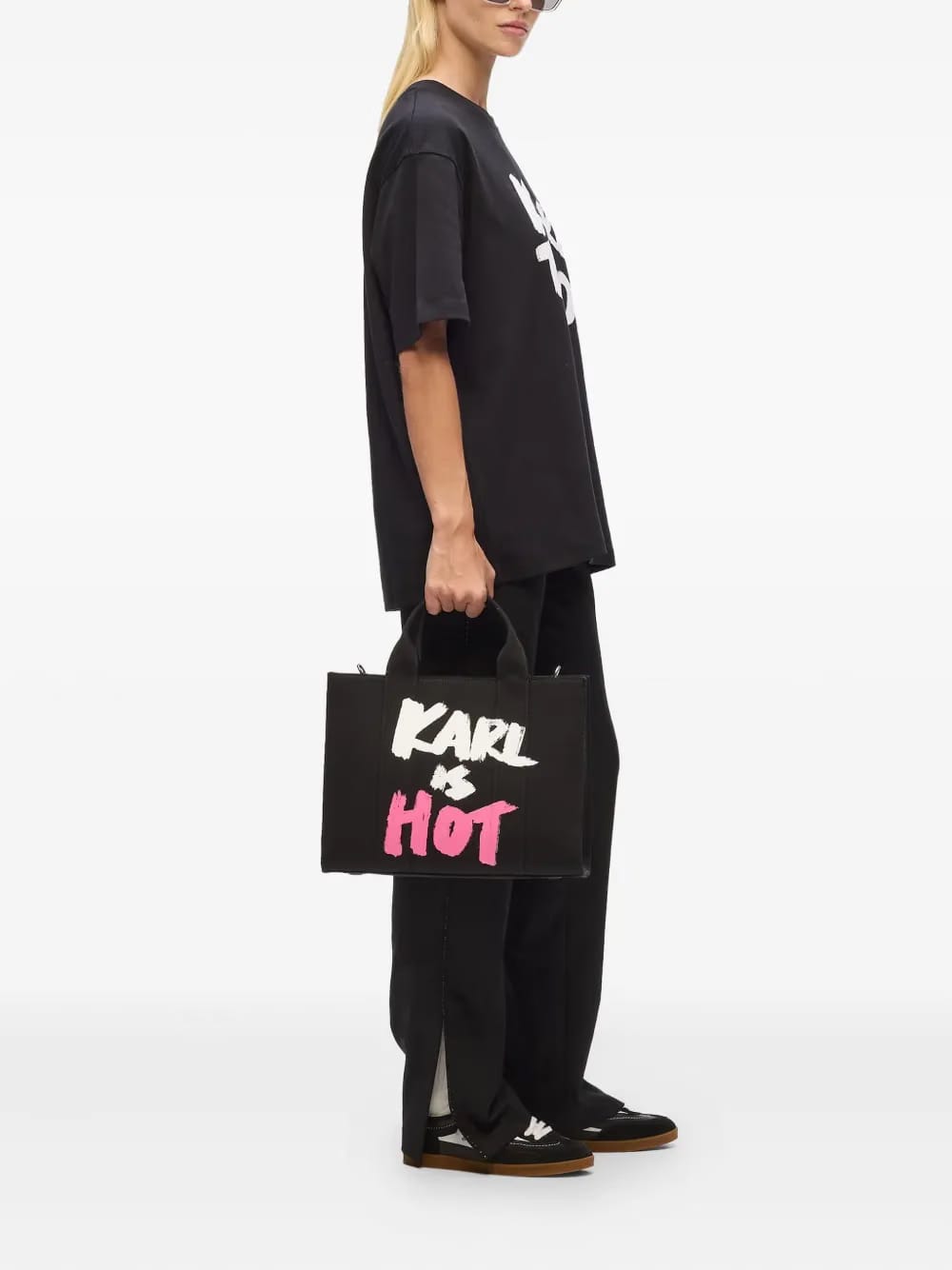 medium Karl Is Hot tote bag