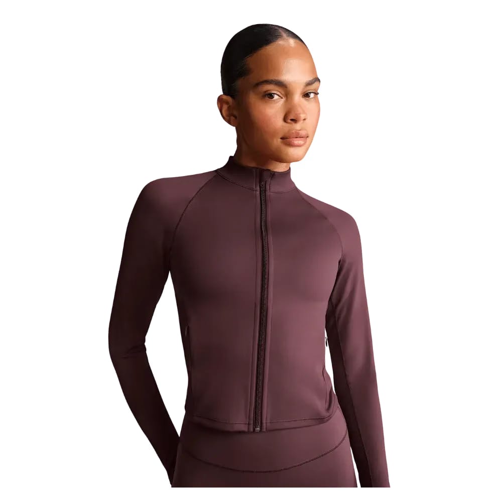 Nike X Skims Matte Women's Mock-Neck Full-Zip Jacket CURRANT