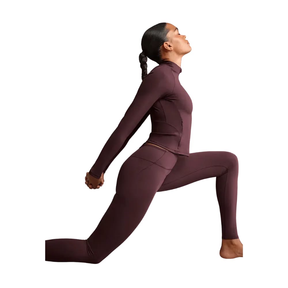 Nike X Skims Matte Women's Mock-Neck Full-Zip Jacket CURRANT