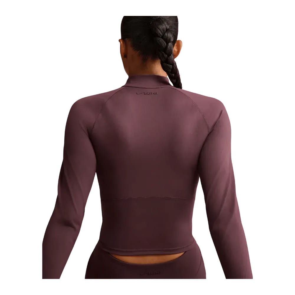Nike X Skims Matte Women's Mock-Neck Full-Zip Jacket CURRANT