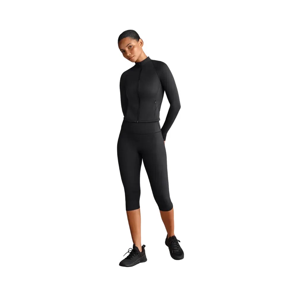 Nike X Skims Matte Women's Mock-Neck Full-Zip Jacket Obsidian