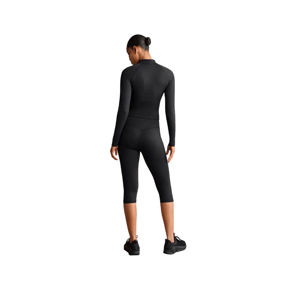Nike X Skims Matte Women's Mock-Neck Full-Zip Jacket Obsidian