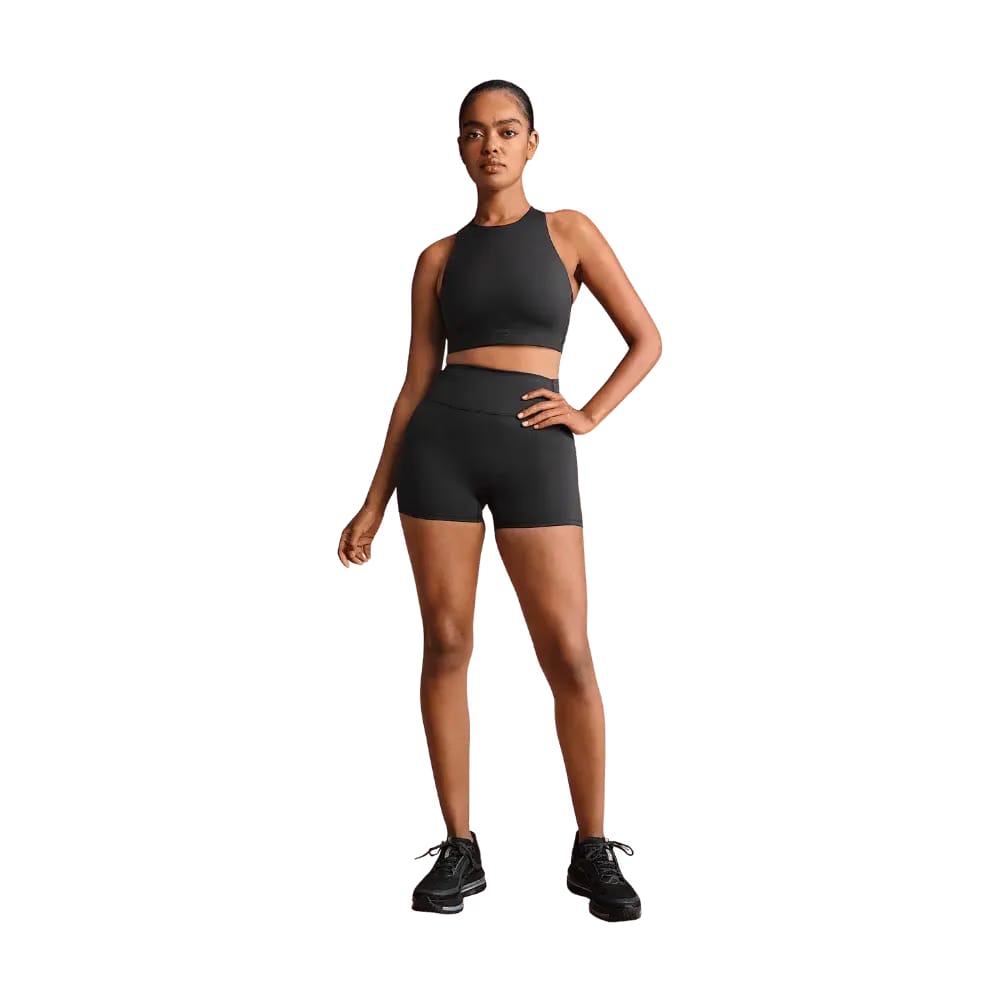 Nike X Skims Matte Women's High-Waisted 3" Boyshorts Obsidian