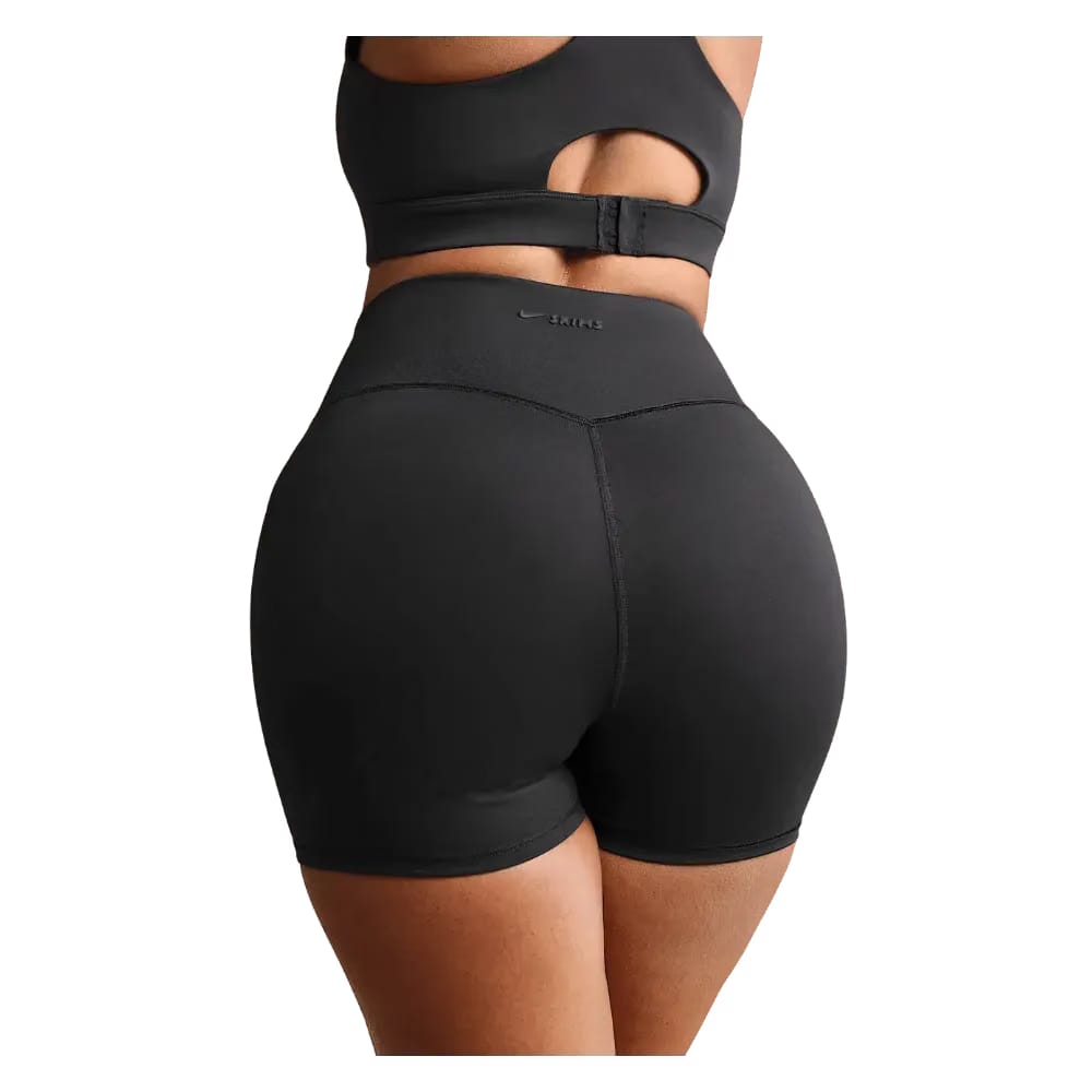 Nike X Skims Matte Women's High-Waisted 3" Boyshorts Obsidian