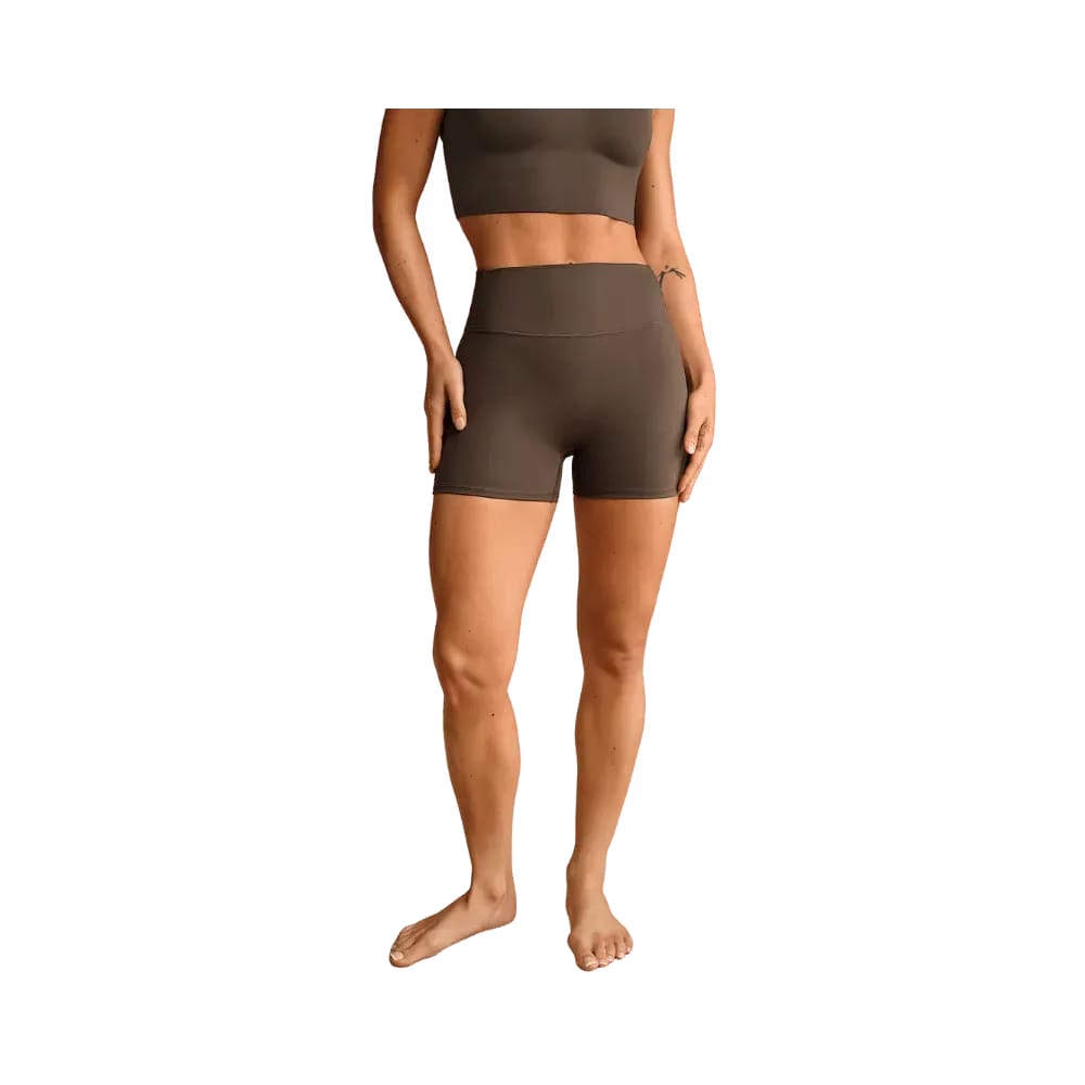 Nike X Skims Matte Women's High-Waisted 3" Boyshorts Dark Sepia