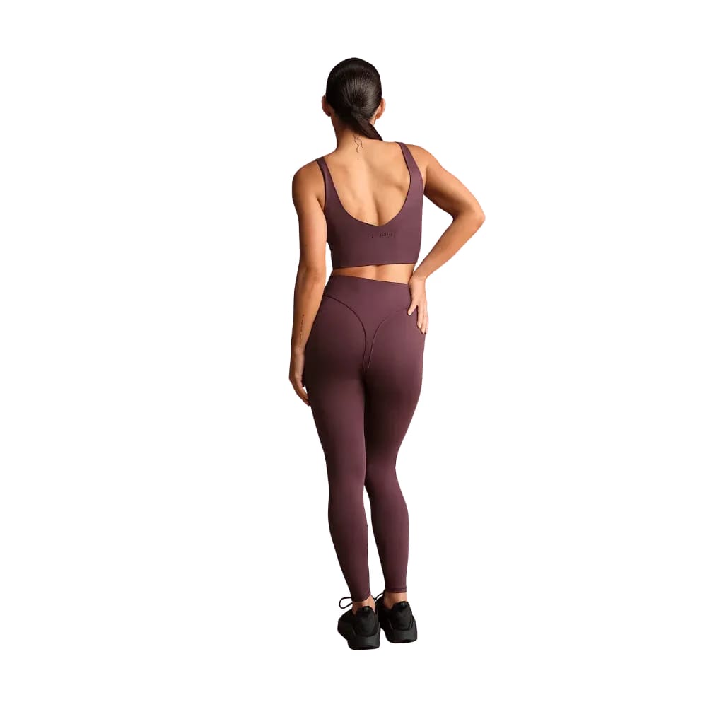 Nike X Skims Matte Women's V-Neck Long-Line Bra CURRANT