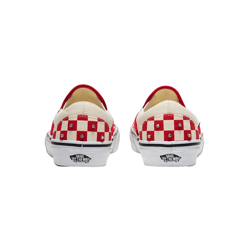 Vans Classic Slip-On Checkerboard Shoe Racing Red