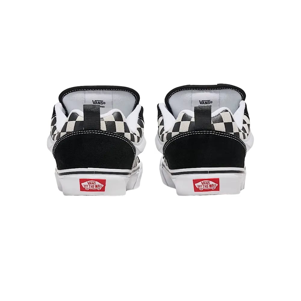 Vans Knu Skool Checkerboard Shoe Black And White