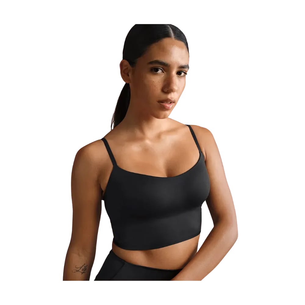 Nike X Skims Matte Women's Cami Longline Bra Obsidian