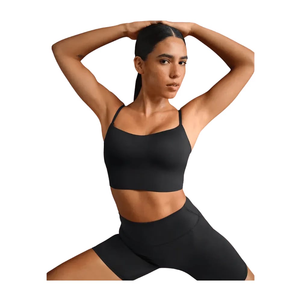 Nike X Skims Matte Women's Cami Longline Bra Obsidian