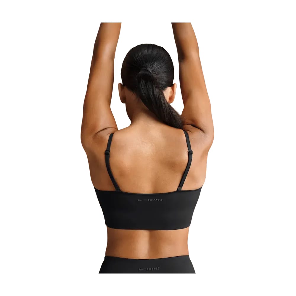 Nike X Skims Matte Women's Cami Longline Bra Obsidian