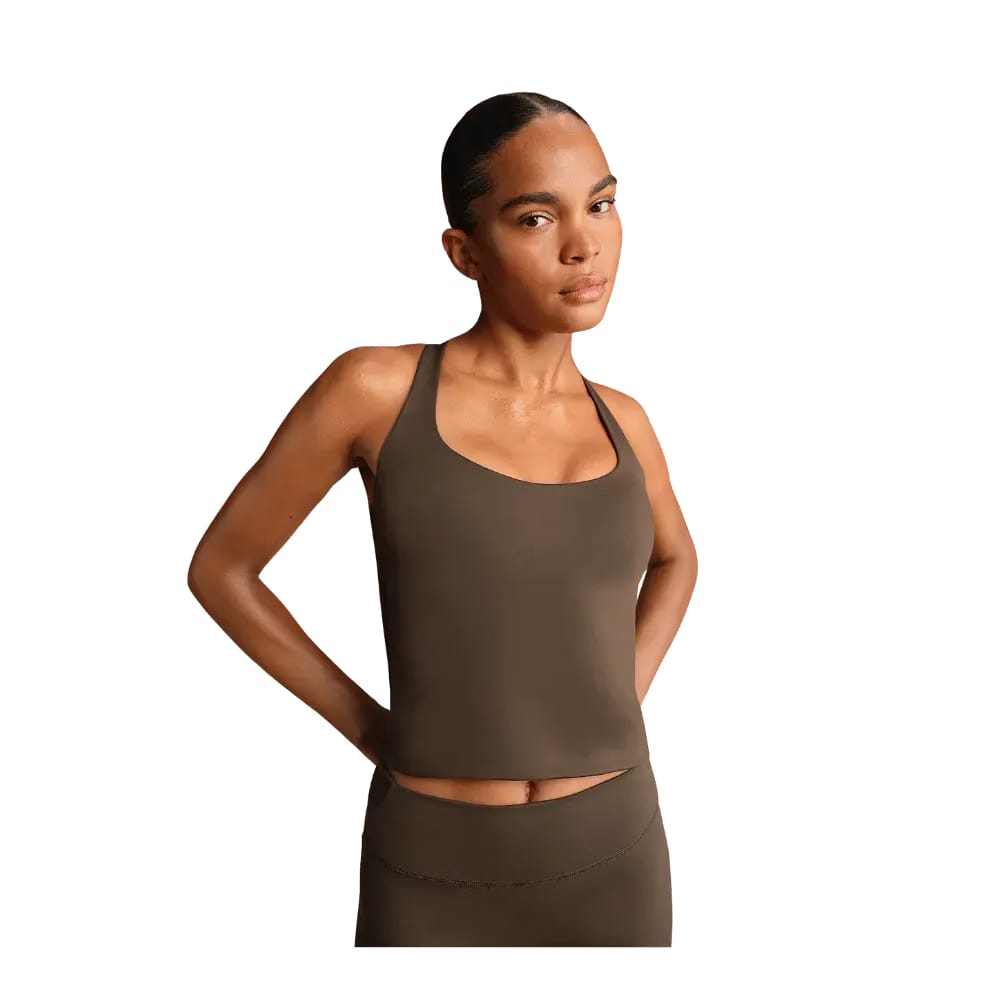 Nike X Skims Matte Women's Racerback Tank Top Dark Sepia