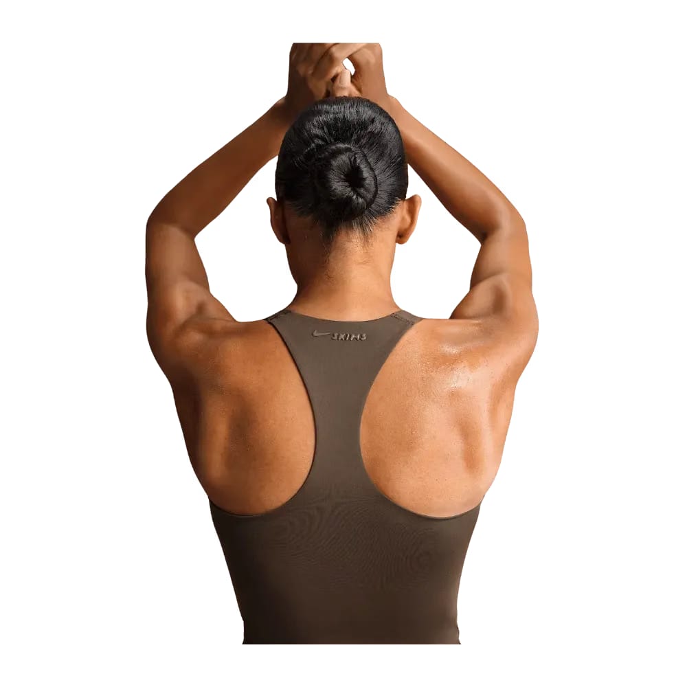Nike X Skims Matte Women's Racerback Tank Top Dark Sepia