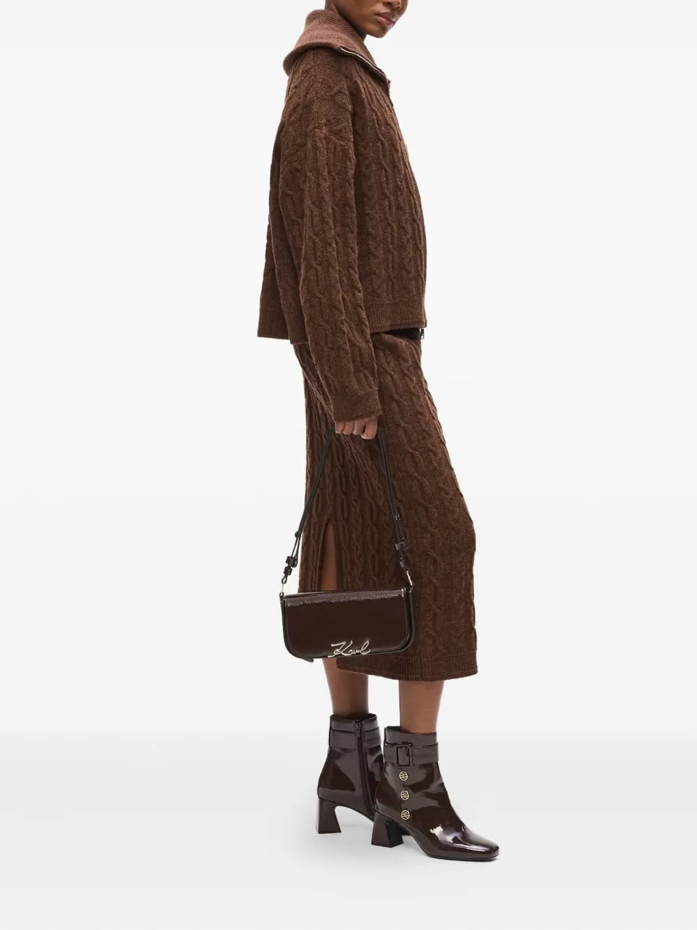 K/Signature Naplak shoulder bag