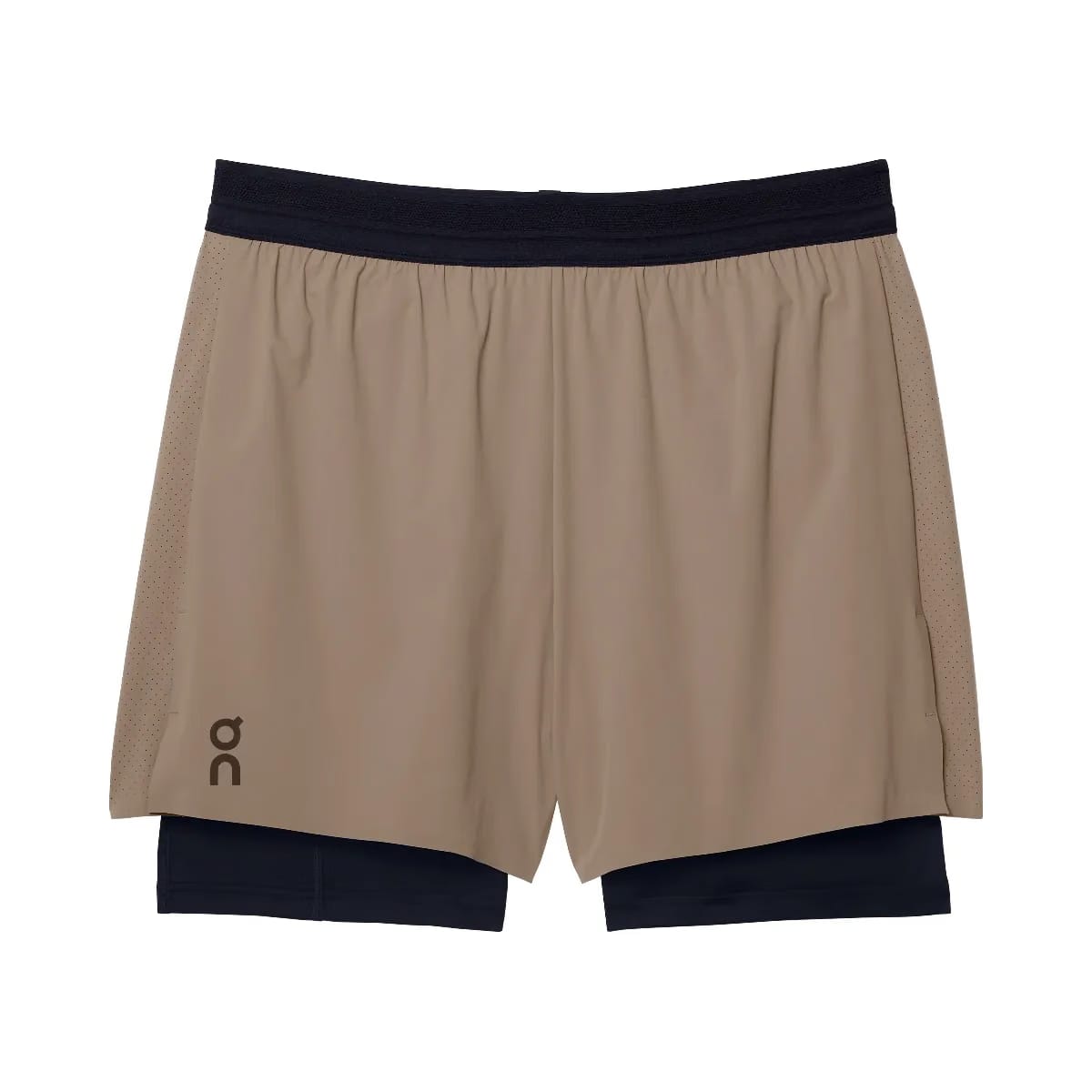 On 5" Performance 2/1 Shorts Cinder | Black