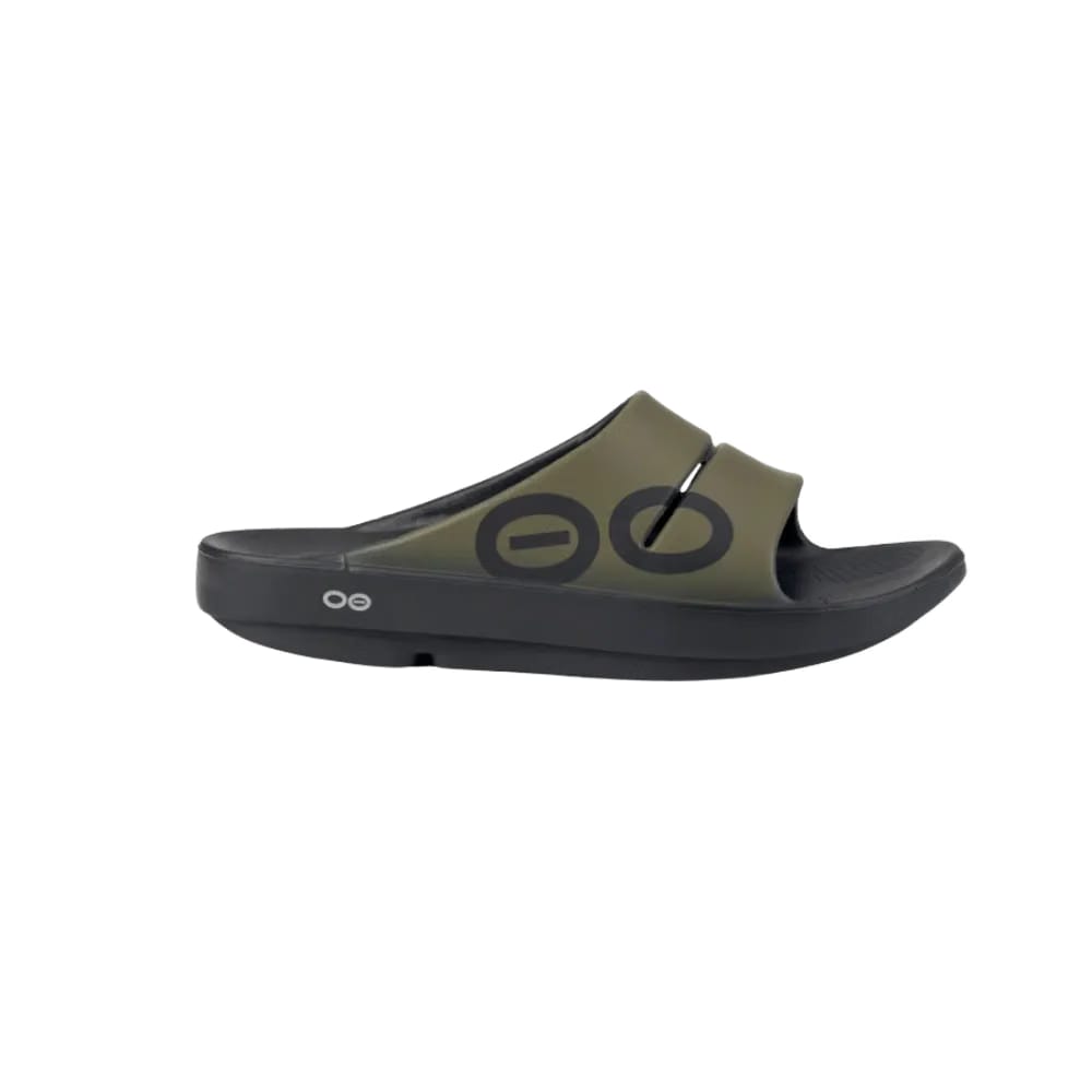Oofos OOahh Sport Slide Sandal Tactical Green