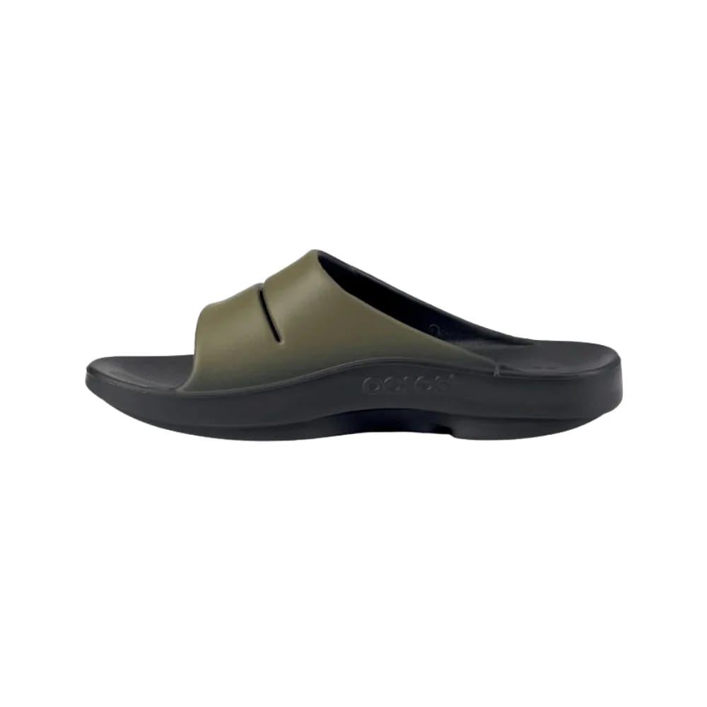 Oofos OOahh Sport Slide Sandal Tactical Green