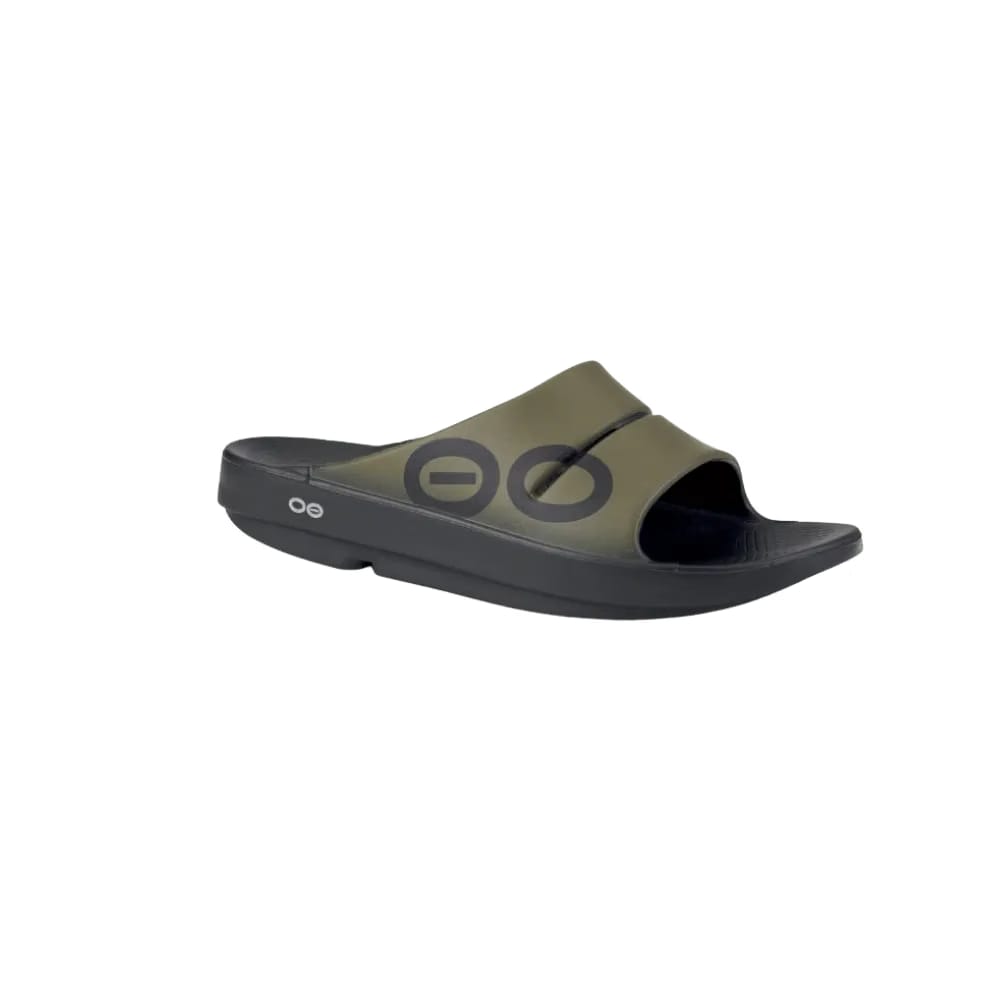 Oofos OOahh Sport Slide Sandal Tactical Green