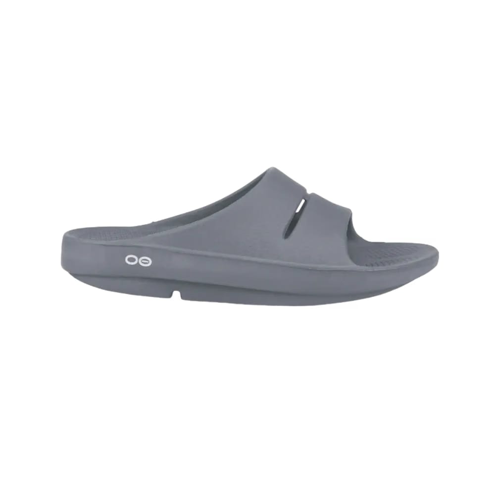 Oofos OOahh Slide Sandal Slate