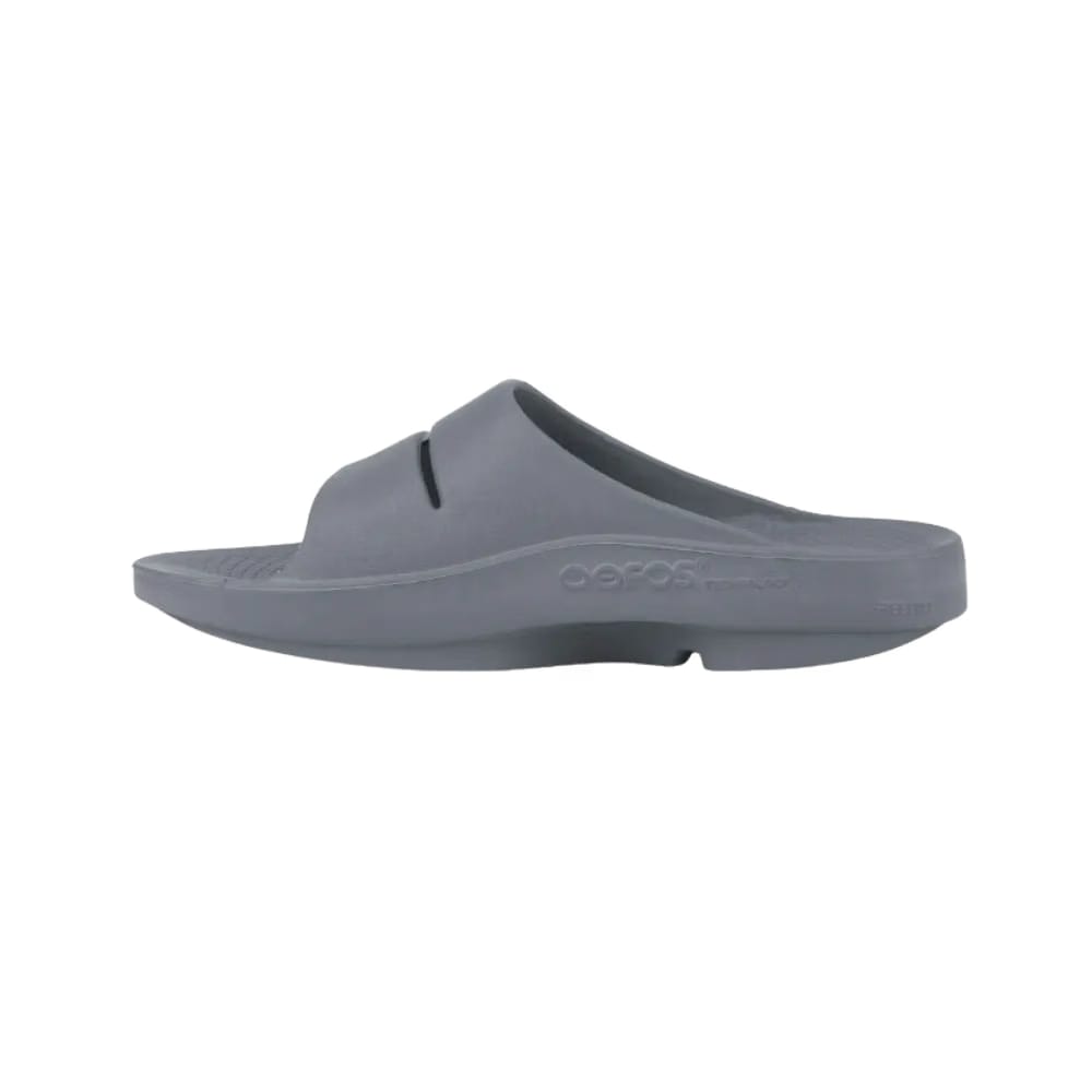 Oofos OOahh Slide Sandal Slate