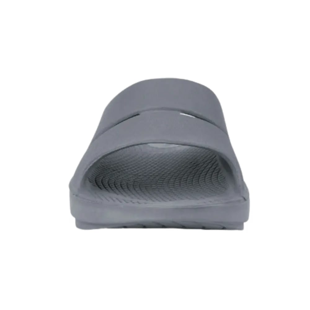 Oofos OOahh Slide Sandal Slate