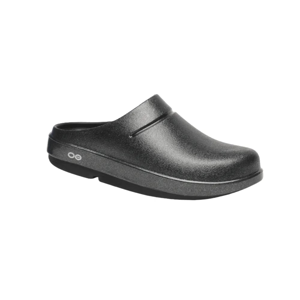 Oofos OOcloog Luxe Clog - Black Sparkle