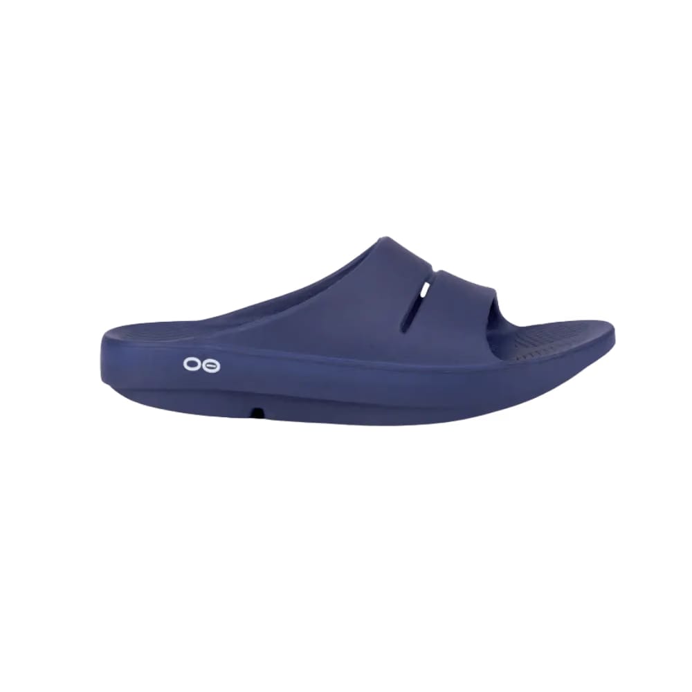 Oofos OOahh Slide Sandal Navy