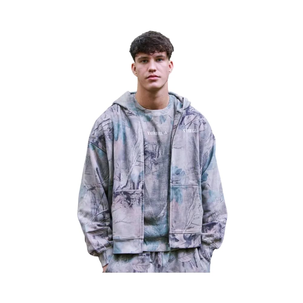 YoungLA Tree Camo Collection Zip Up Desert Tan Tree Camo