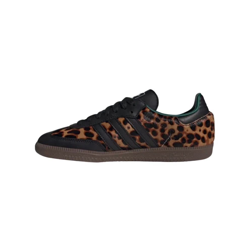 Adidas Samba Og Black Green Leopard Womens