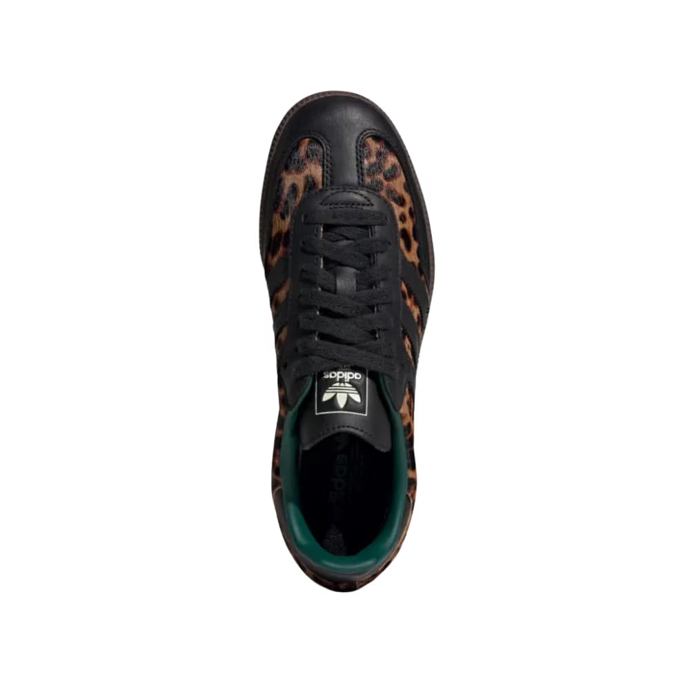 Adidas Samba Og Black Green Leopard Womens