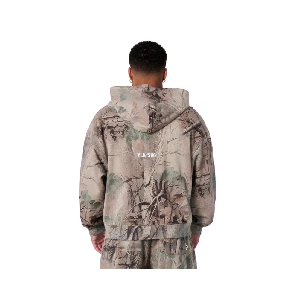 YoungLA Tree Camo Collection Zip Up Beige Tree Camo