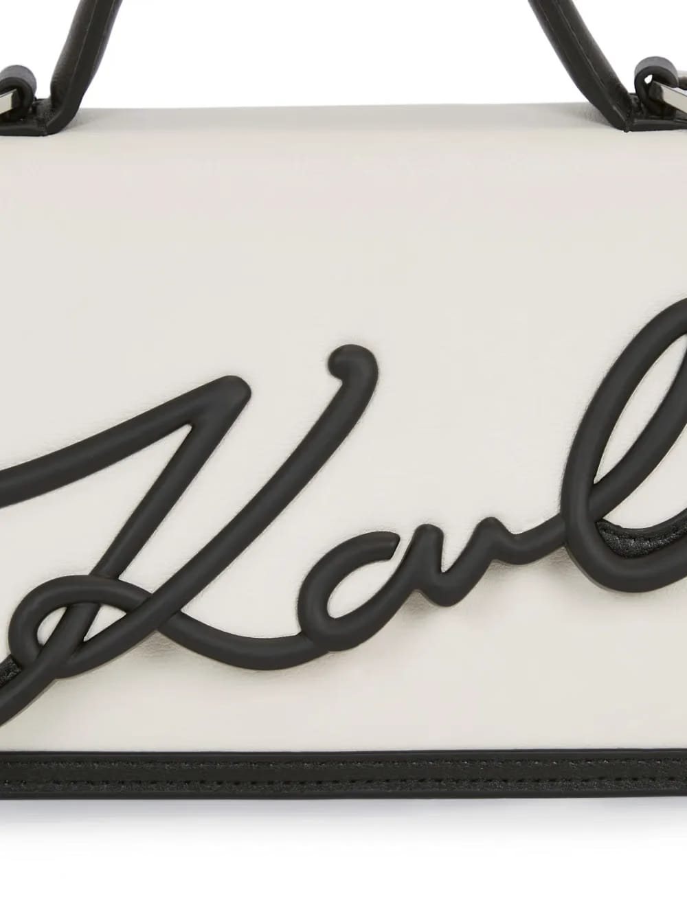 Signature leather top-handle bag