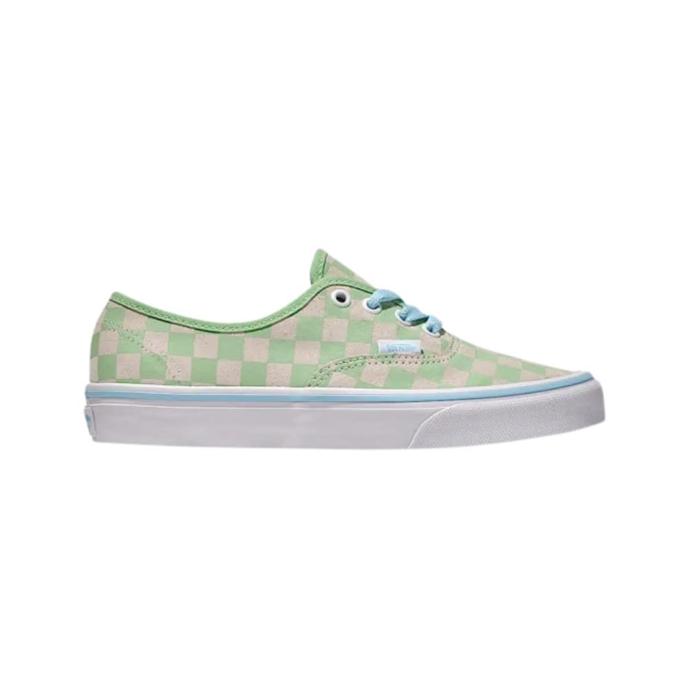 Vans Authentic Suede Checkerboard Shoe Pistachio Green