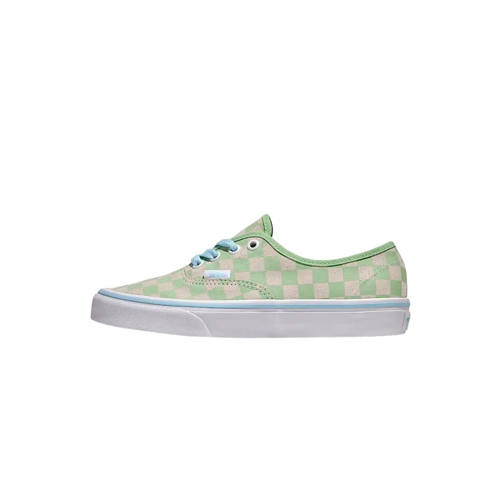 Vans Authentic Suede Checkerboard Shoe Pistachio Green