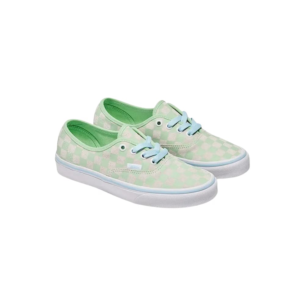 Vans Authentic Suede Checkerboard Shoe Pistachio Green