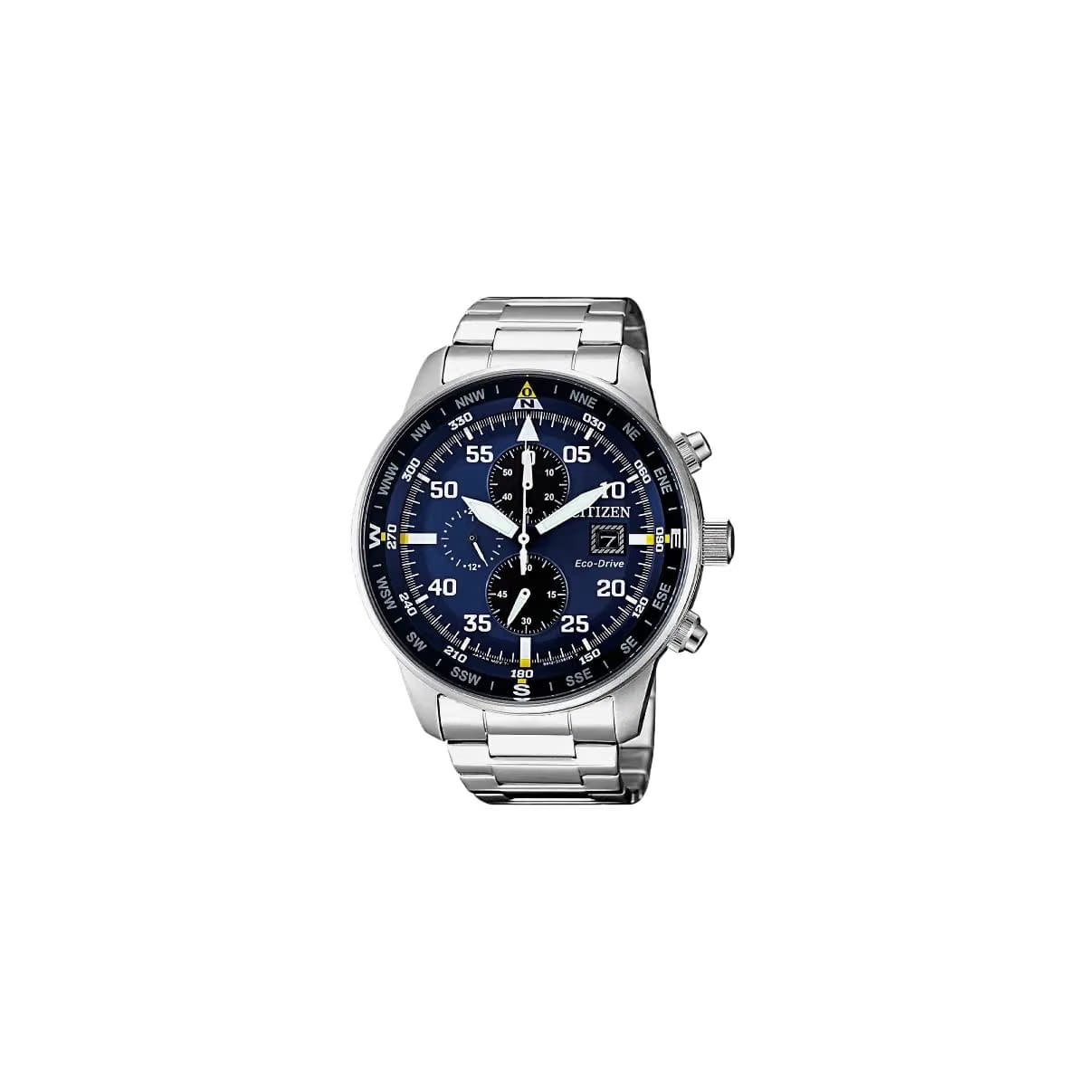 Citizen Corso Men Quartz Blue Dial Analog Stainless Steel Bm7334-66L