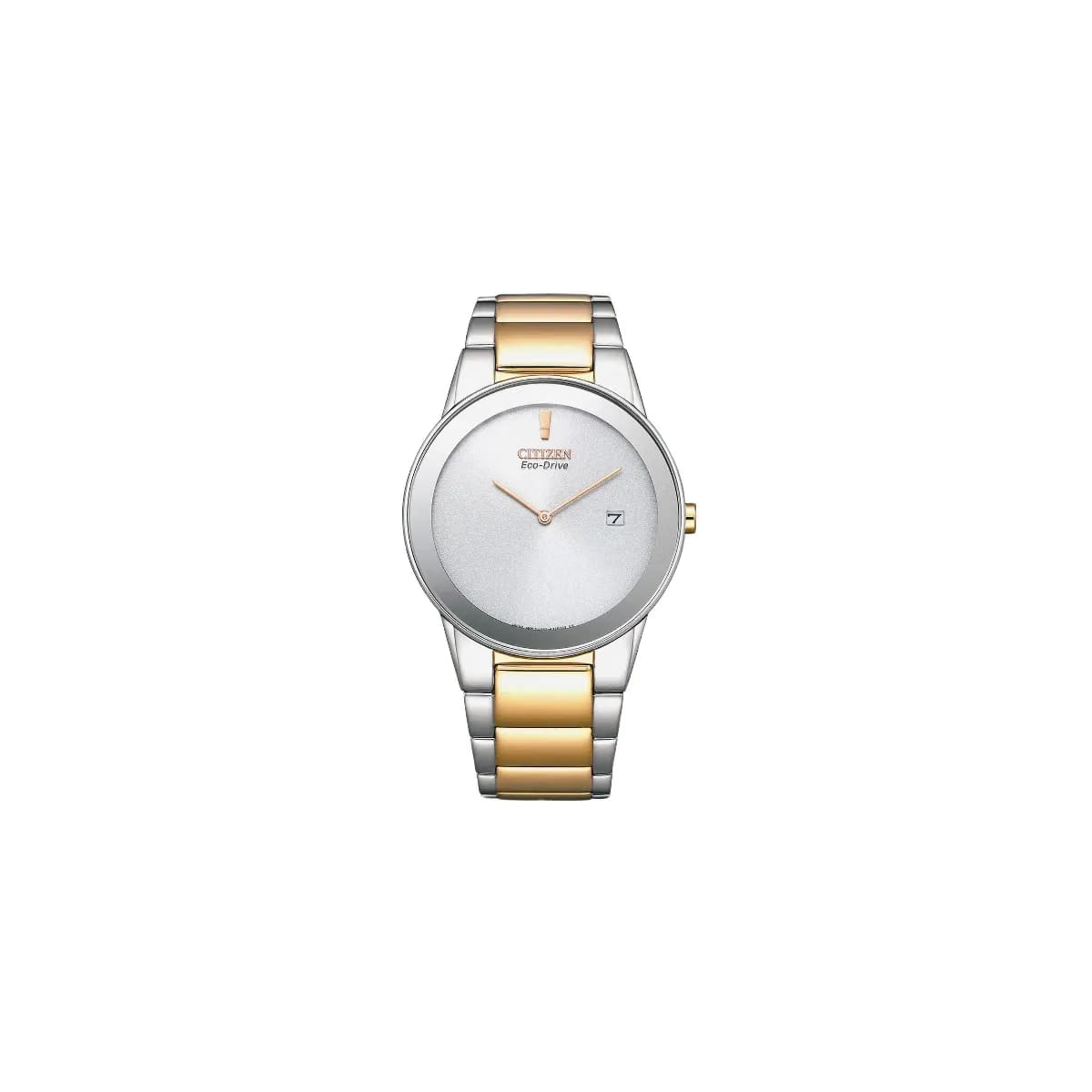 Citizen Eco-Drive Gents Watch White Dial
