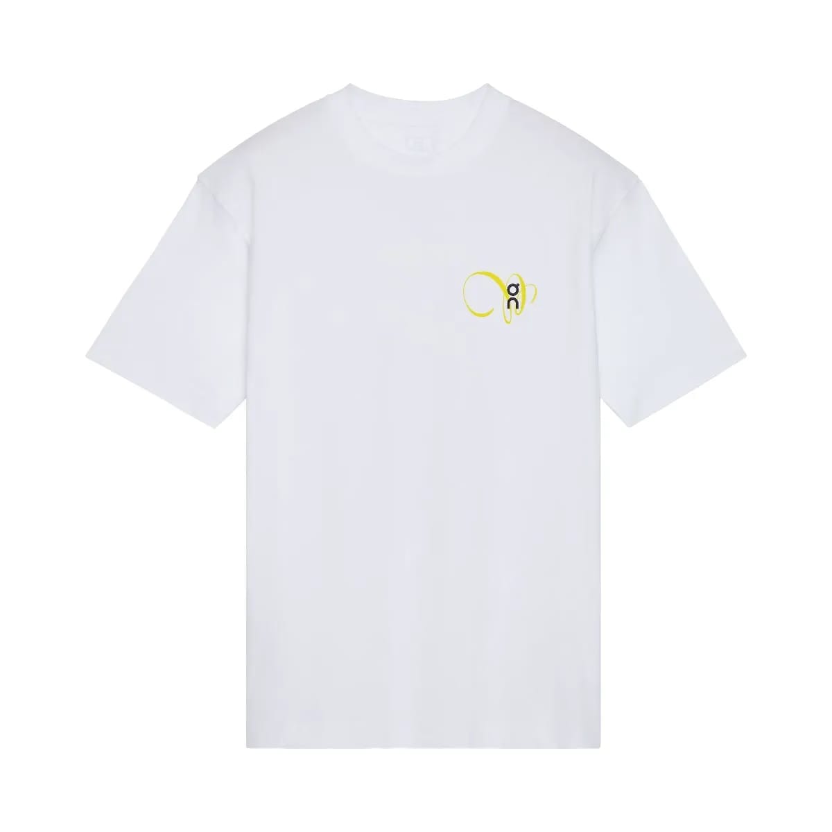 On Club-T Graphic White | Lime