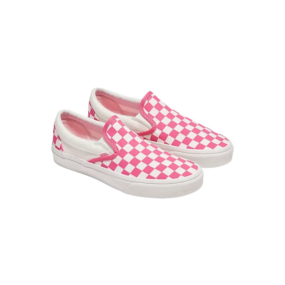 Vans Classic Slip-On Checkerboard Shoe Honeysuckle Pink