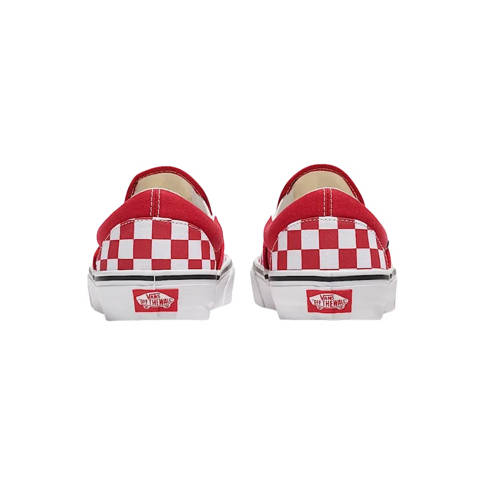 Vans Classic Slip-On Checkerboard Shoe Chili Pepper Red