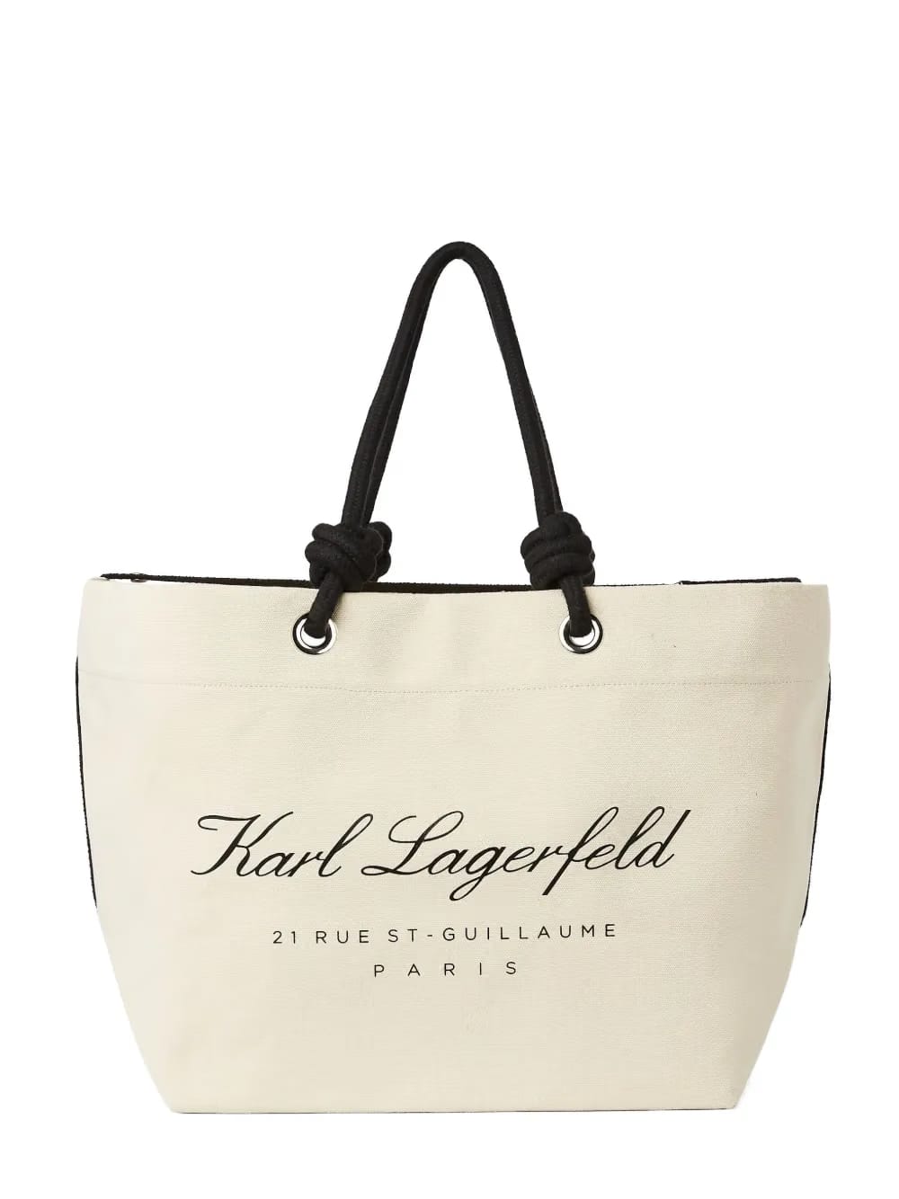 Hotel Karl beach tote bag
