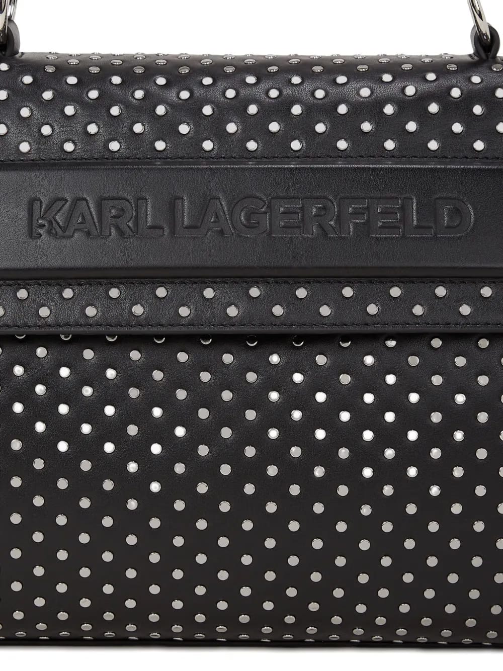 Ikon K/Stud-embellished top-handle bag