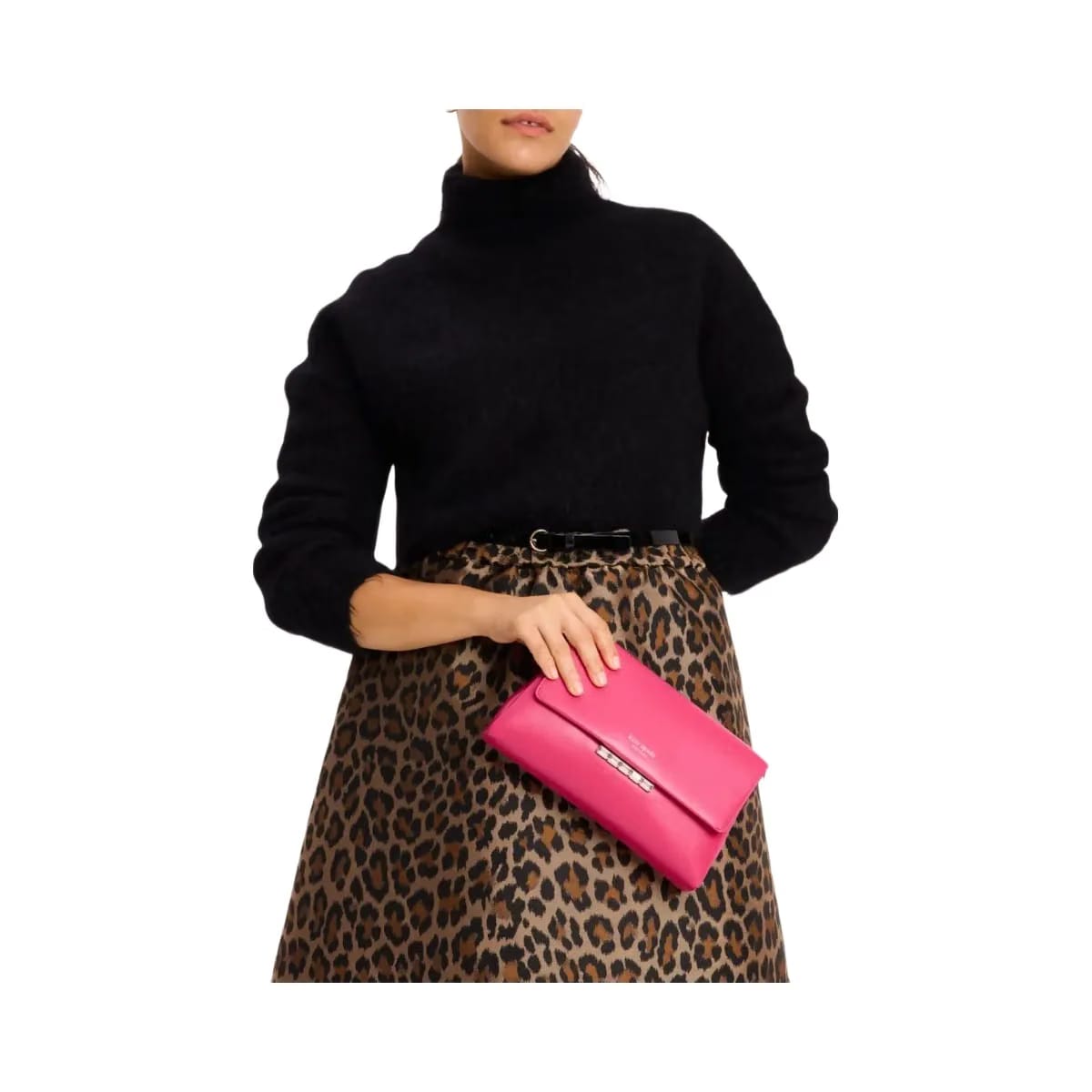 Kate Spade Grace Embellished Lock Clutch Rosehip