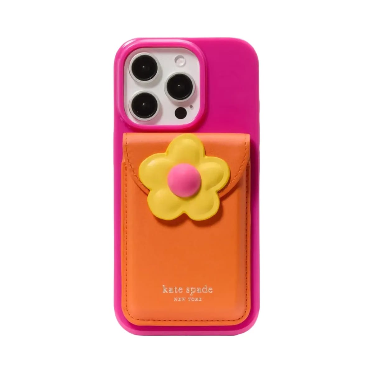 Kate Spade Floral Wallet iPhone 16 Pro Case Pink Multi