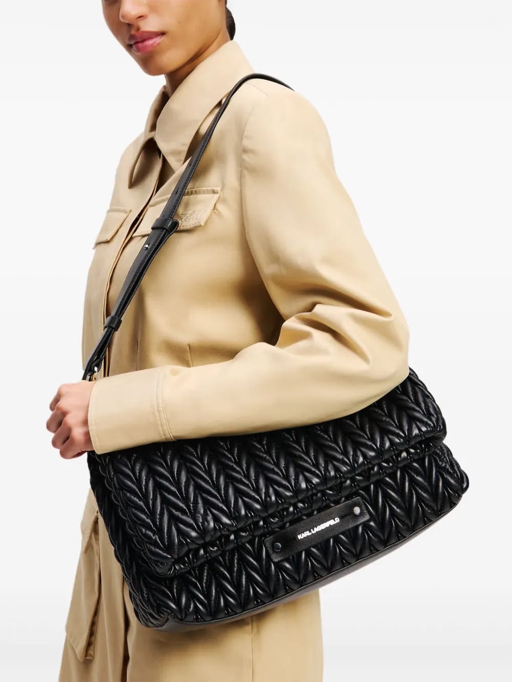 large K/Weave shoulder bag