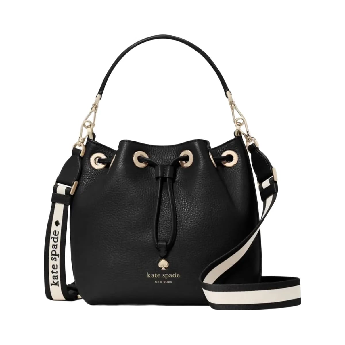 Kate Spade Emma Small Bucket Bag Black