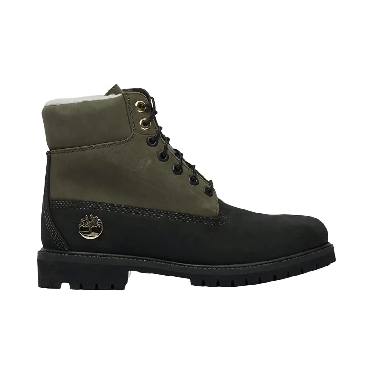 Timberland 6" Premium Boot Shearling Black Grapeleaf