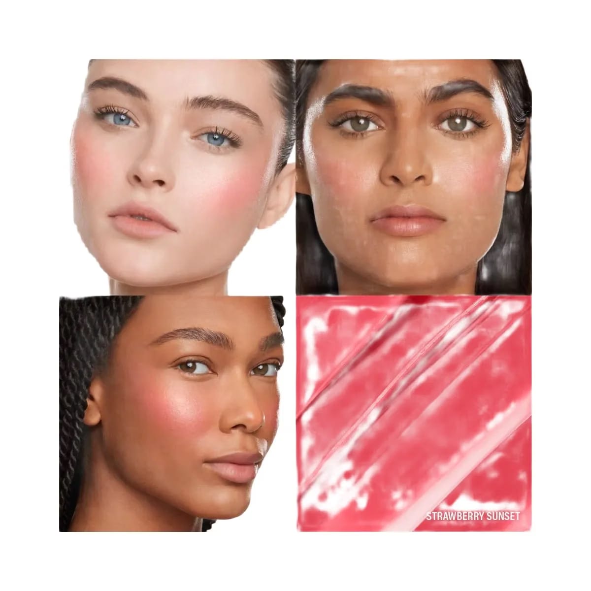 MAKEUP BY MARIO Soft Pop Plumping Cream Blush Veil - Strawberry Sunset